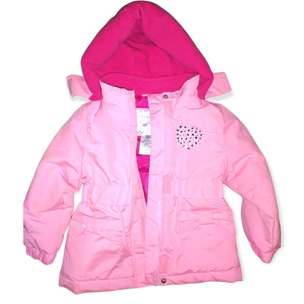 3T wonder kids pink winter Jacket